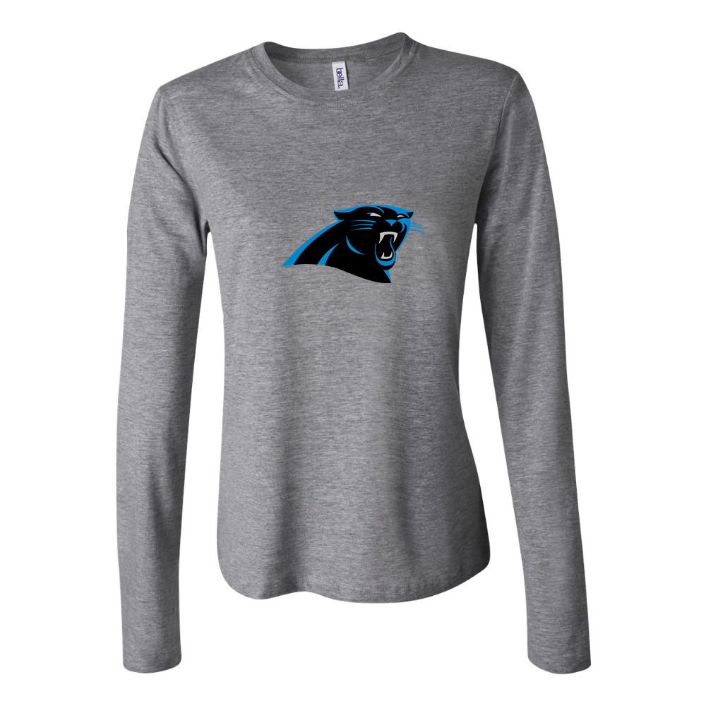 Women's Carolina Panthers Long Sleeve T-Shirt - Gray