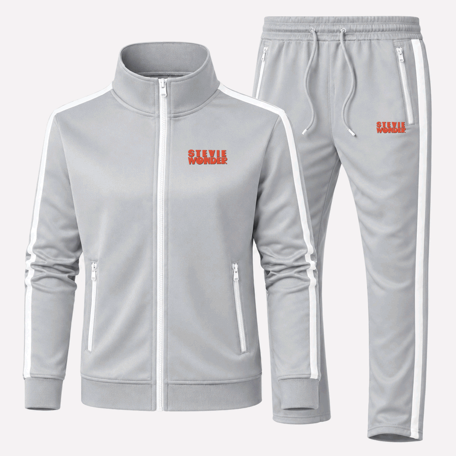 Stevie Wonder tracksuit in Gray