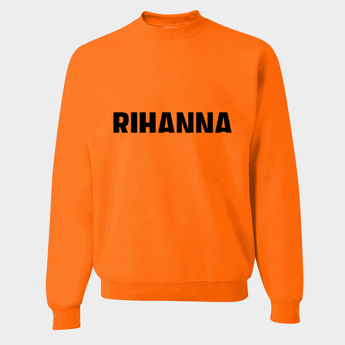 Men's Rihanna Crewneck Sweatshirt - Orange
