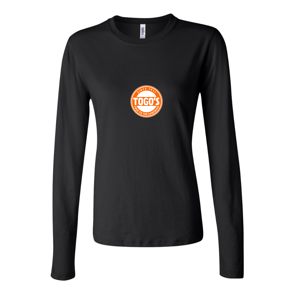 Women's Logo Togos 1536x864 Long Sleeve T-Shirt - Black