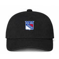 New York Rangers NHL Logo Black Dad Baseball Cap Hat