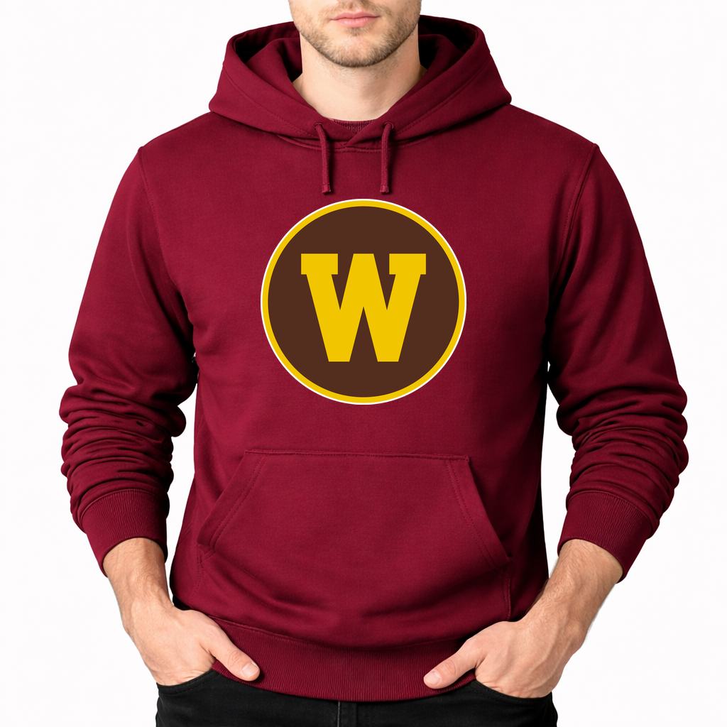 Men's Western Michigan Broncos Pullover Hoodie - Burgundy