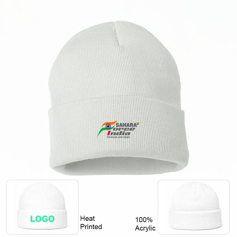 Sahara Force India Formula One Team White Beanie Hat