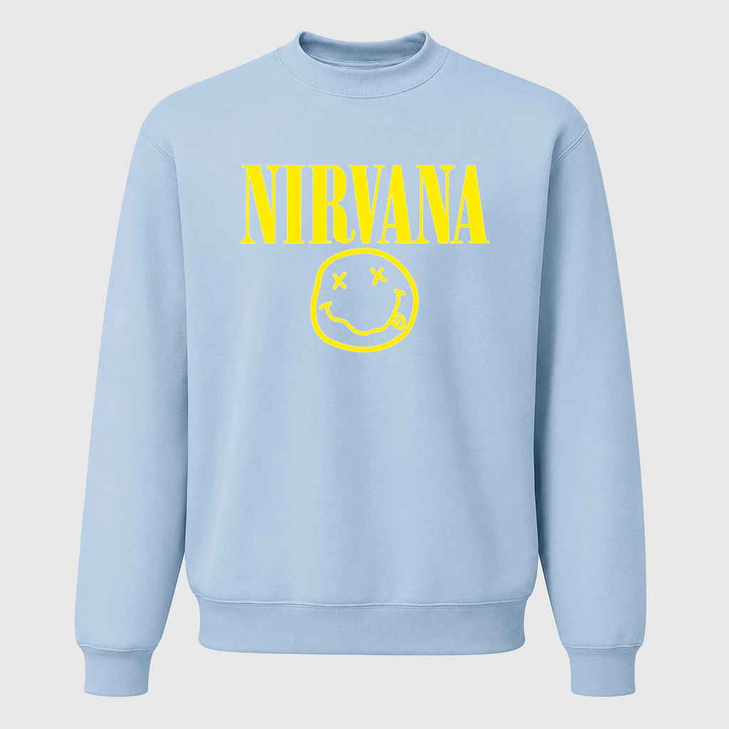 Men's Nirvana Crewneck Sweatshirt - Sky Blue