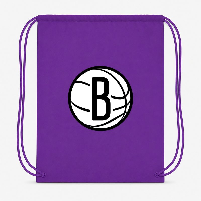 Brooklyn Nets Drawstring Bag - Purple