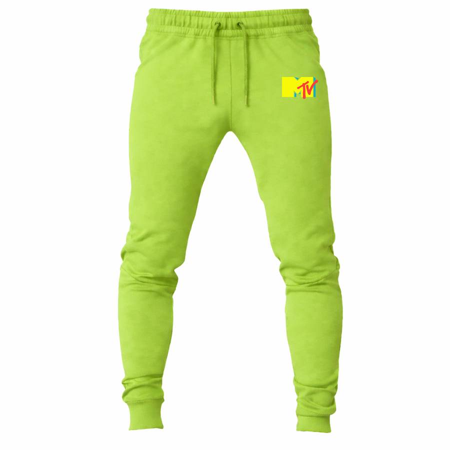 Mtv joggers sweatpants - Lime Green