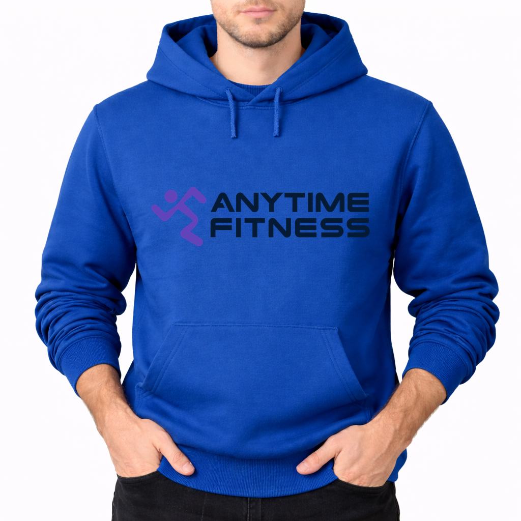 Men's Anytime Fitness Pullover Hoodie - Blue