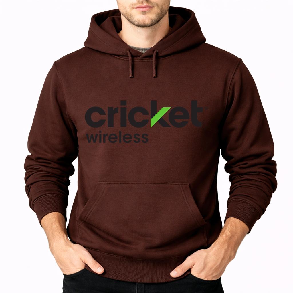 Men's Cricket Wireless Pullover Hoodie - Brown
