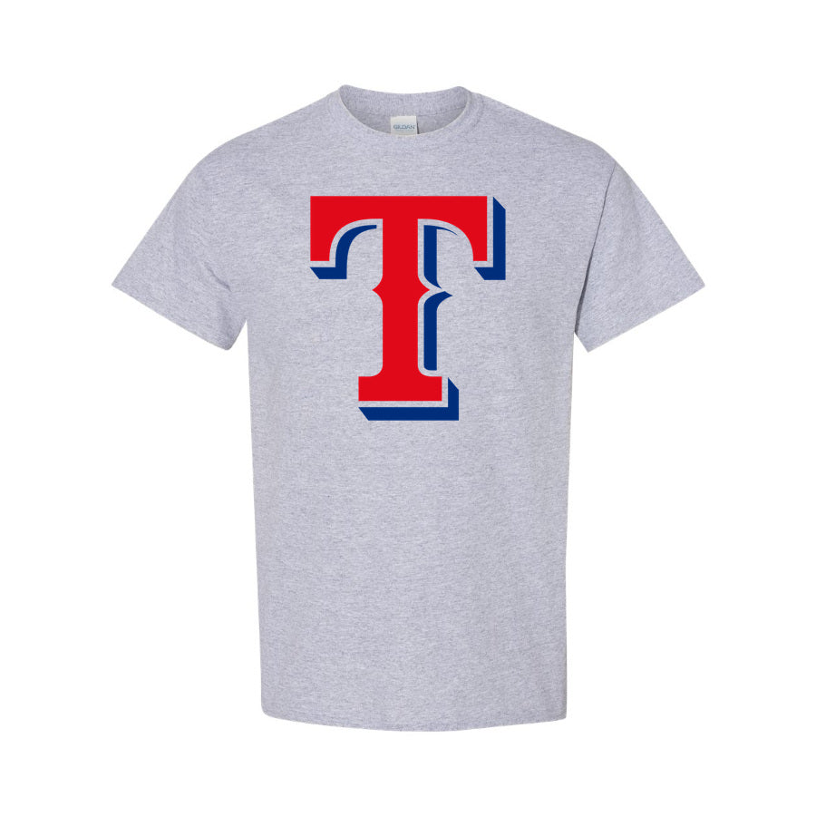 Men's Texas Rangers Cotton T-Shirt - Gray