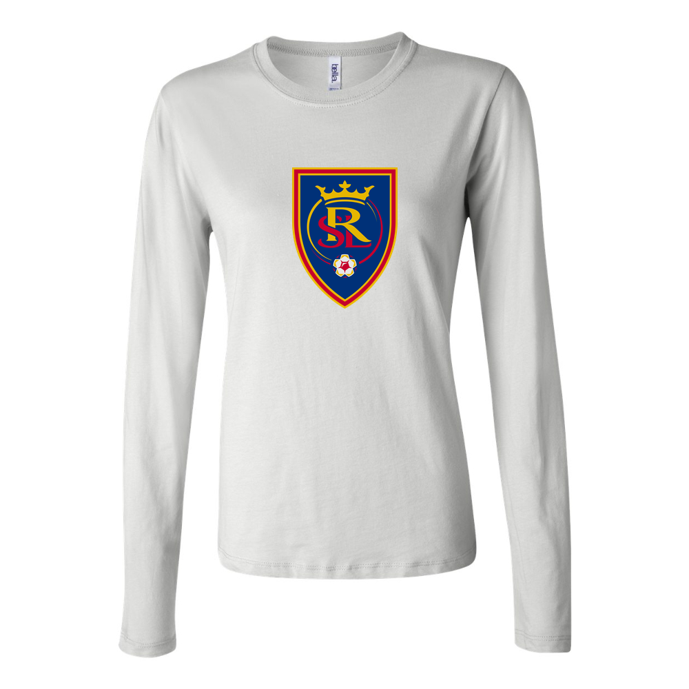 Women's Real Salt Lake Soccer Long Sleeve T-Shirt - White