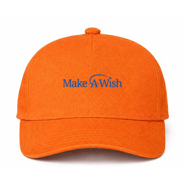 Make-A-Wish Logo Orange Dad Baseball Cap Hat