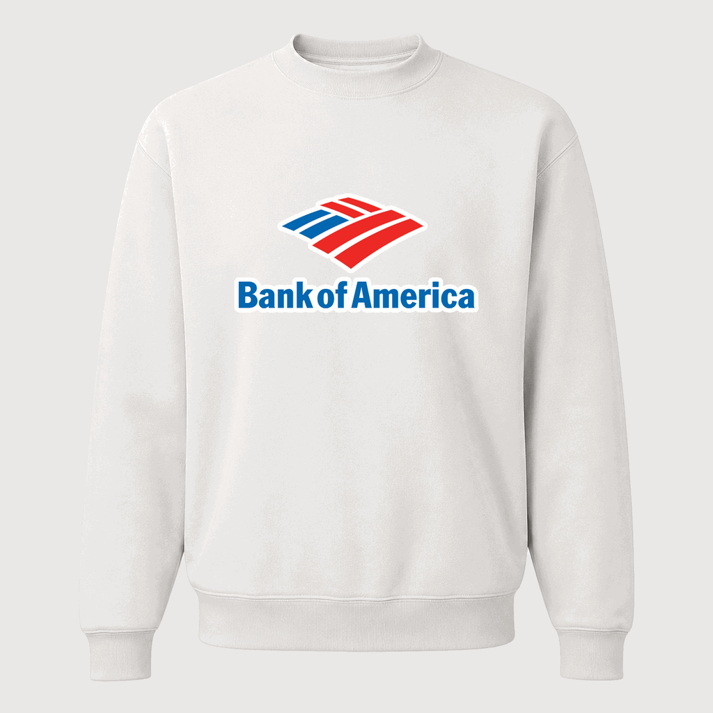 Men's Bank of America Crewneck Sweatshirt - White