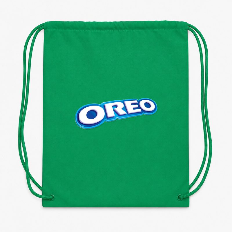 Oreo Food Drawstring Bag - Green
