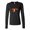 Women's Hooters Long Sleeve T-Shirt - Black