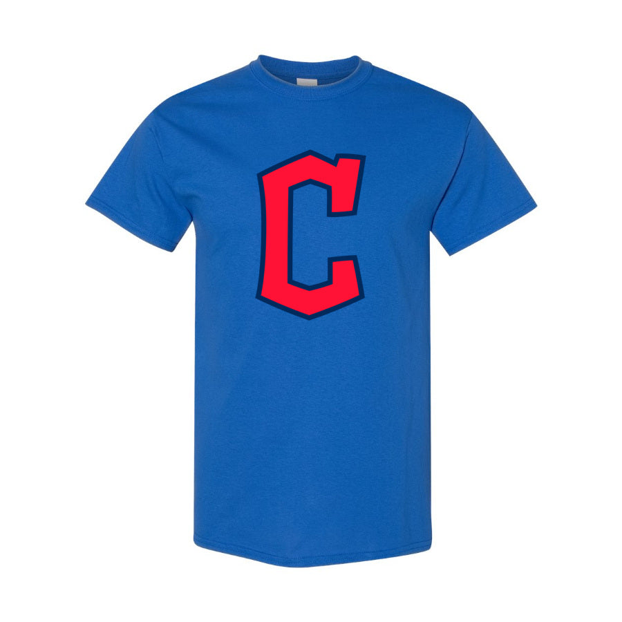 Men's Cleveland Guardians Cotton T-Shirt - Blue