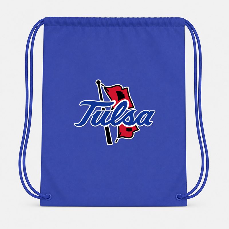Tulsa Golden Hurricane Drawstring Bag - Blue