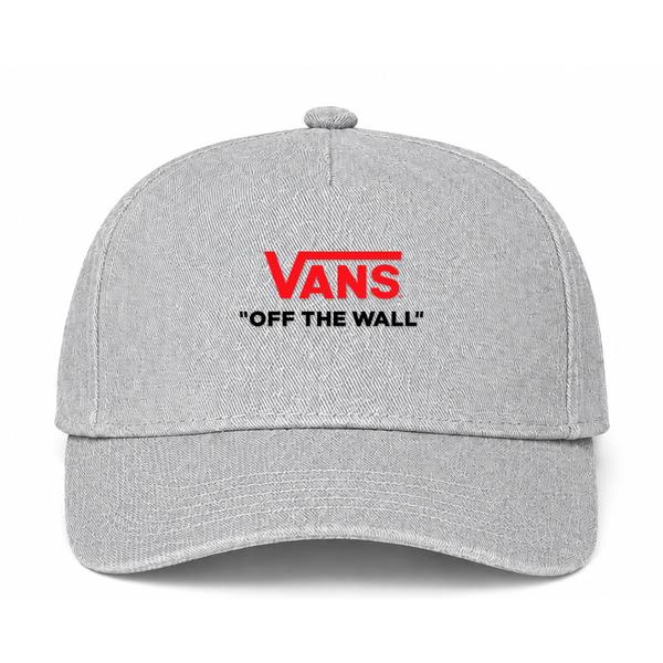 Vans Logo Gray Dad Baseball Cap Hat