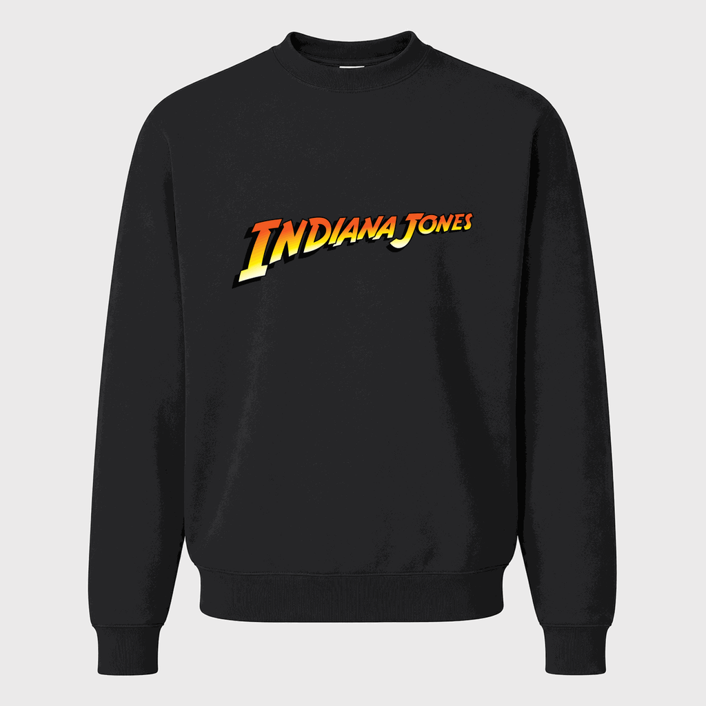 Men's Indiana Jones Crewneck Sweatshirt - Black