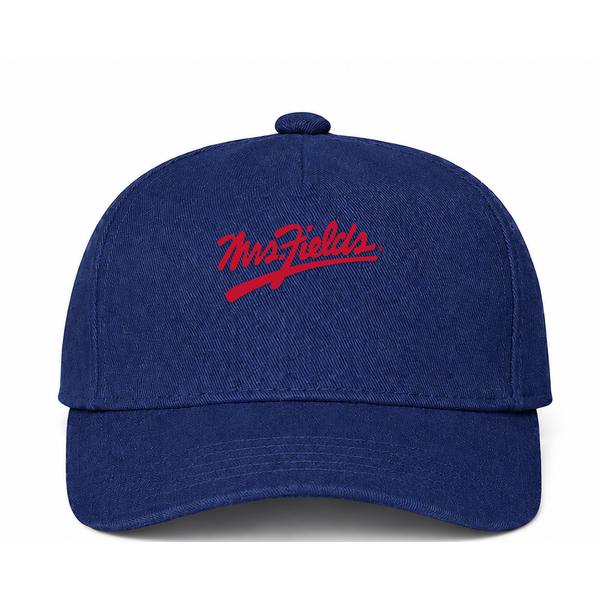 Mrs. Fields Logo Navy Dad Baseball Cap Hat