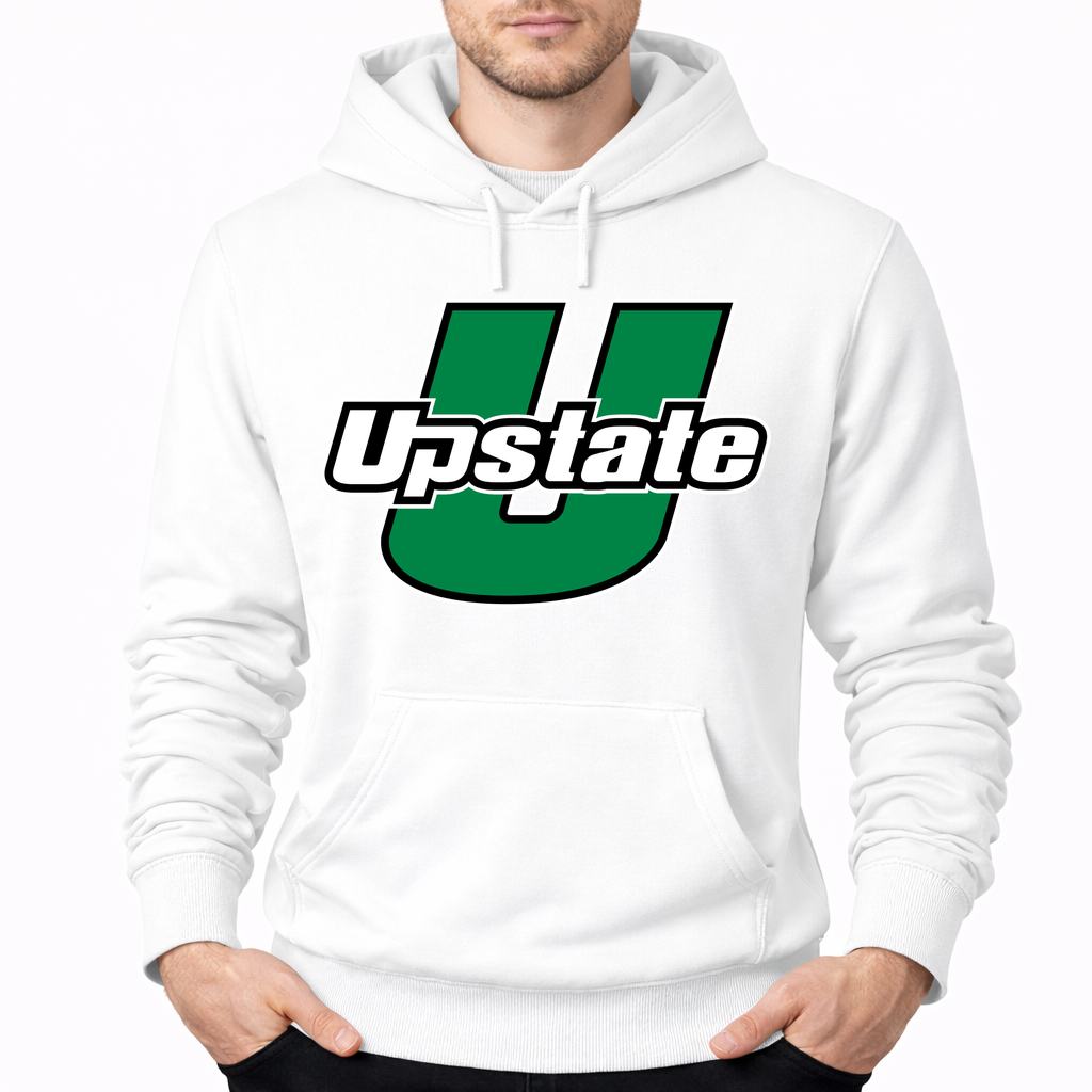 Men's USC Upstate Spartans Pullover Hoodie - White