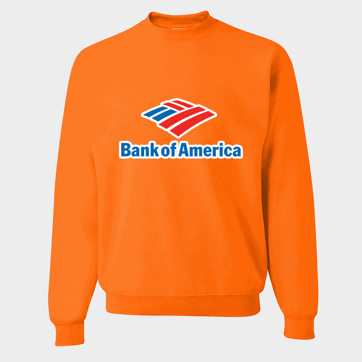 Men's Bank of America Crewneck Sweatshirt - Orange