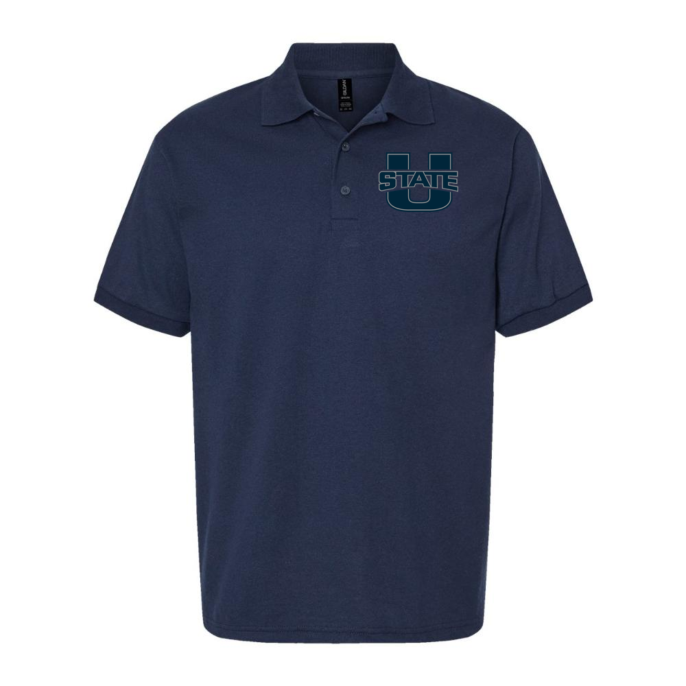Men's Utah State Aggies Dry Blend Polo - Navy
