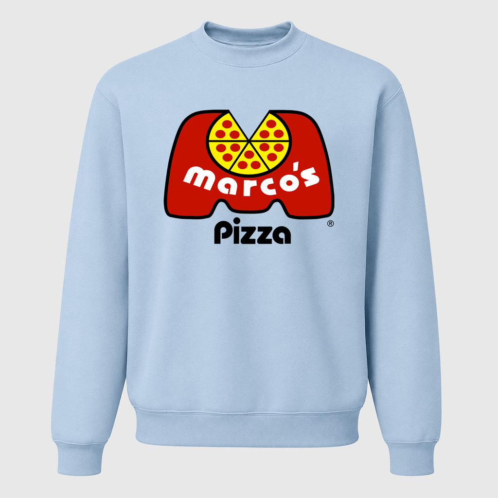 Men's Marco's Pizza Crewneck Sweatshirt - Sky Blue