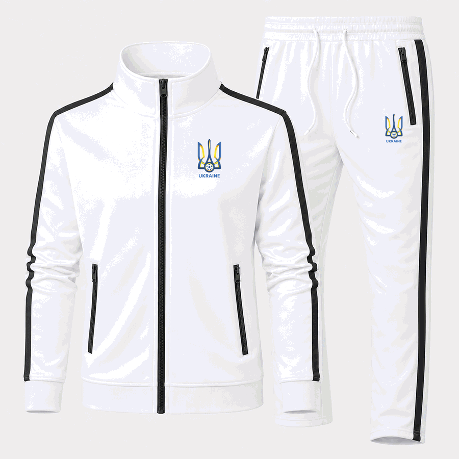 Ukraine National Football Soccer Team tracksuit in White