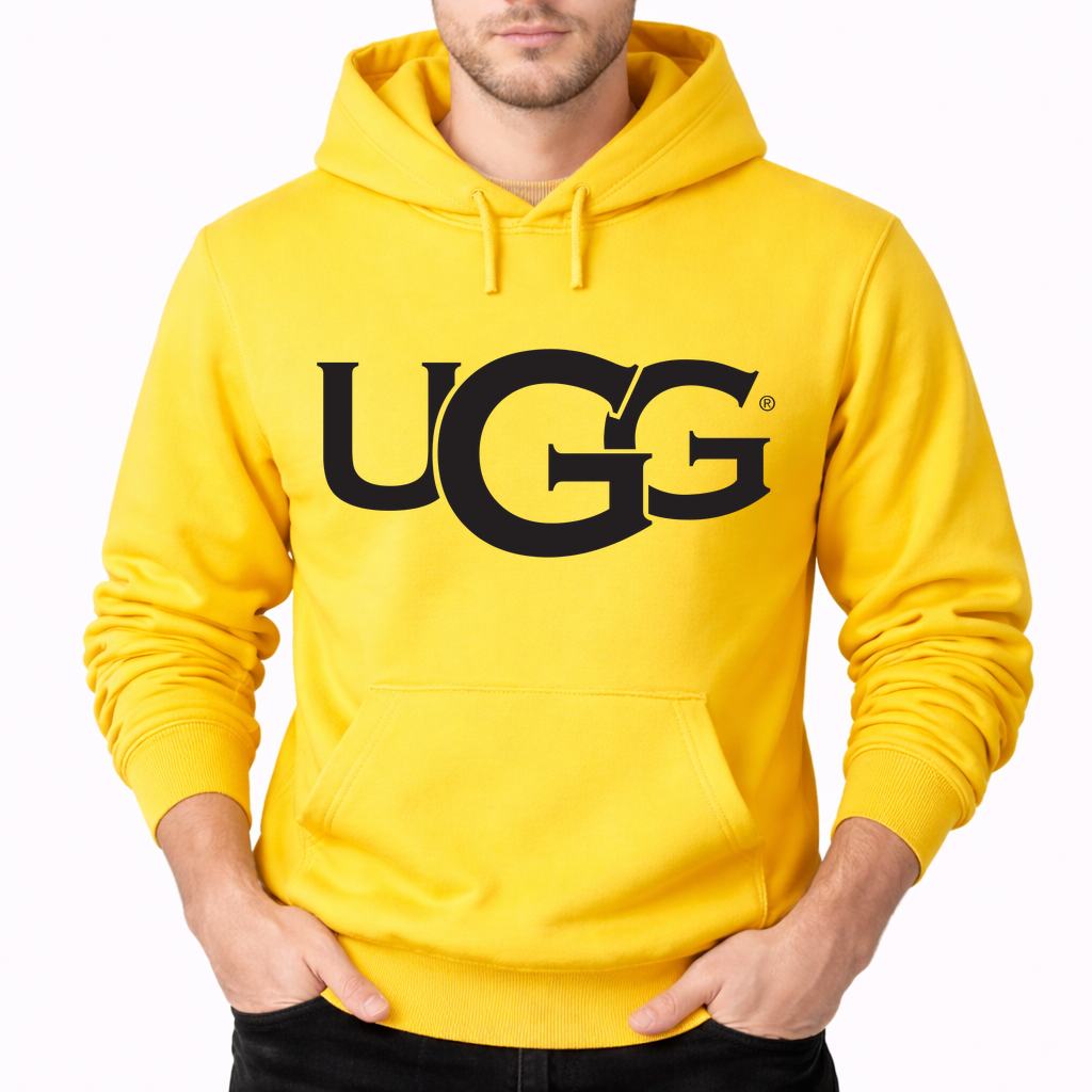 Men's UGG Pullover Hoodie - Yellow