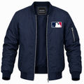 Men's Major League Baseball logo Lightweight Bomber Jacket - Navy