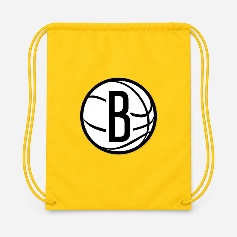 Brooklyn Nets Drawstring Bag - Yellow