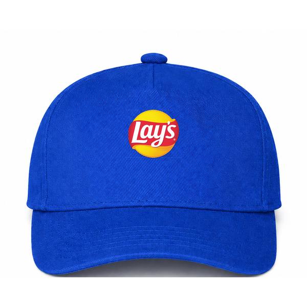 Lay's Logo Blue Dad Baseball Cap Hat