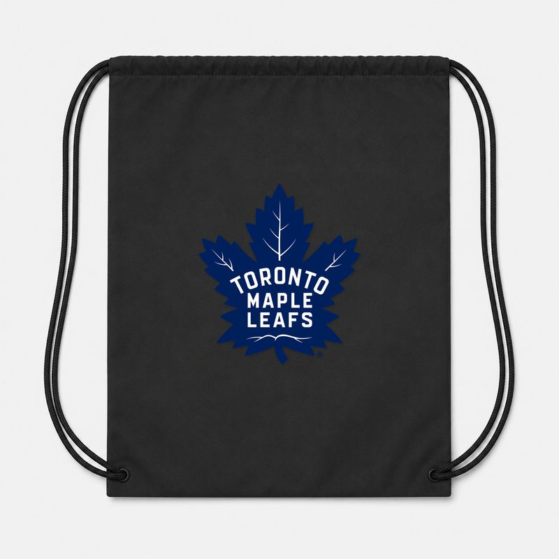 Toronto Maple Leafs Drawstring Bag - Black