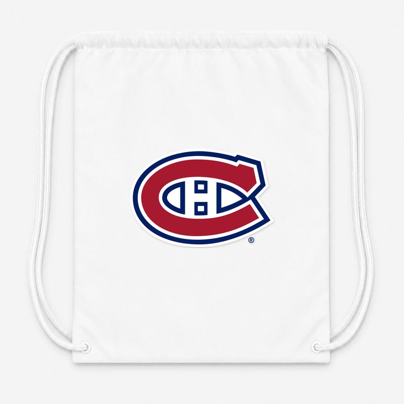 Montreal Canadiens Drawstring Bag - White