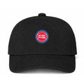 Detroit Pistons NBA Logo Black Dad Baseball Cap Hat