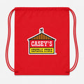 Caseys General Stores Drawstring Bag - Red