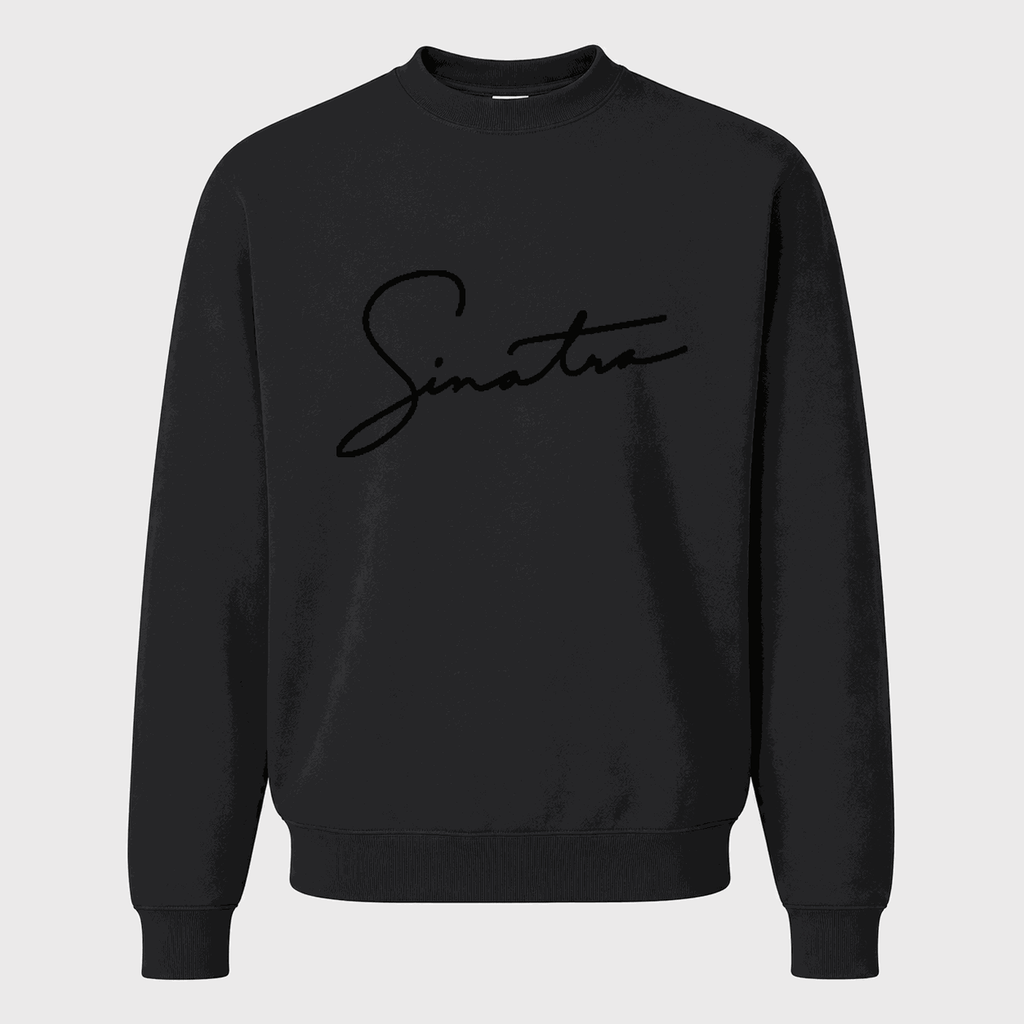 Men's Frank Sinatra Crewneck Sweatshirt - Black