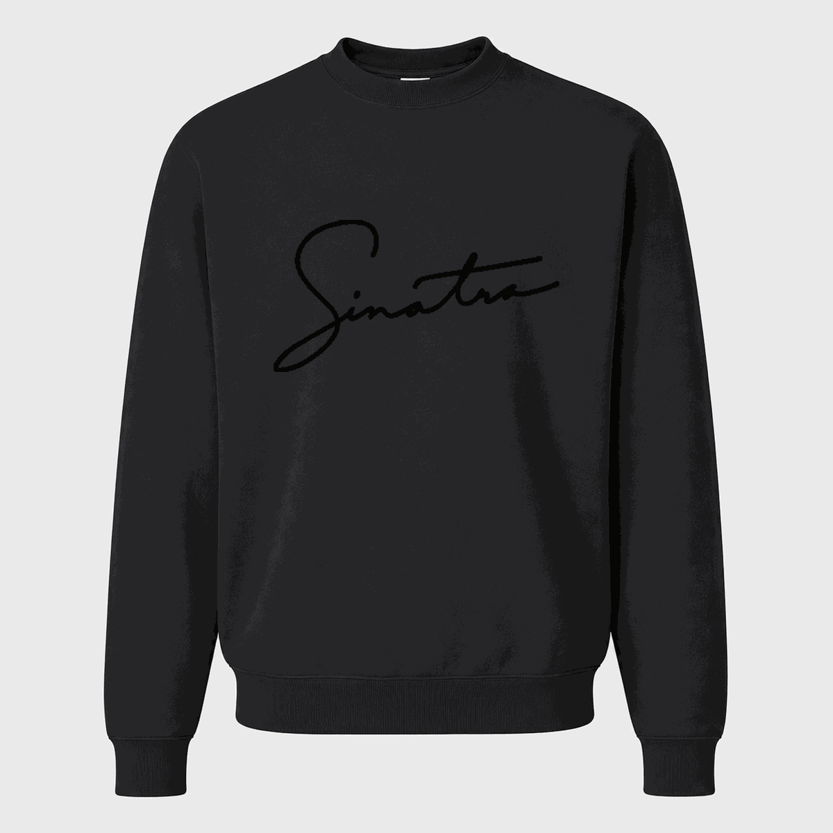 Men's Frank Sinatra Crewneck Sweatshirt - Black