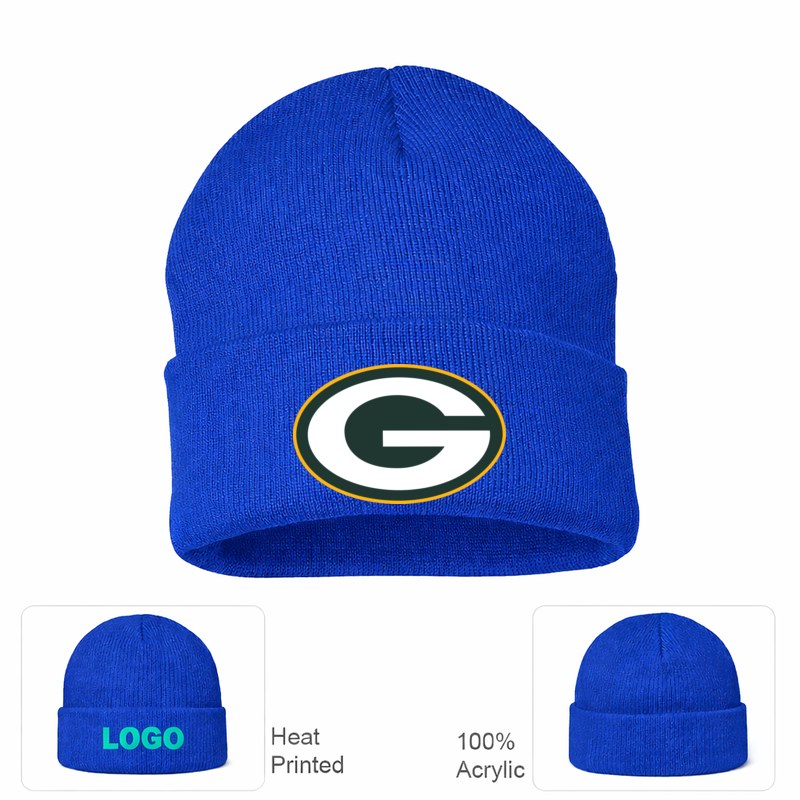 Green Bay Packers Royal Blue Beanie Hat