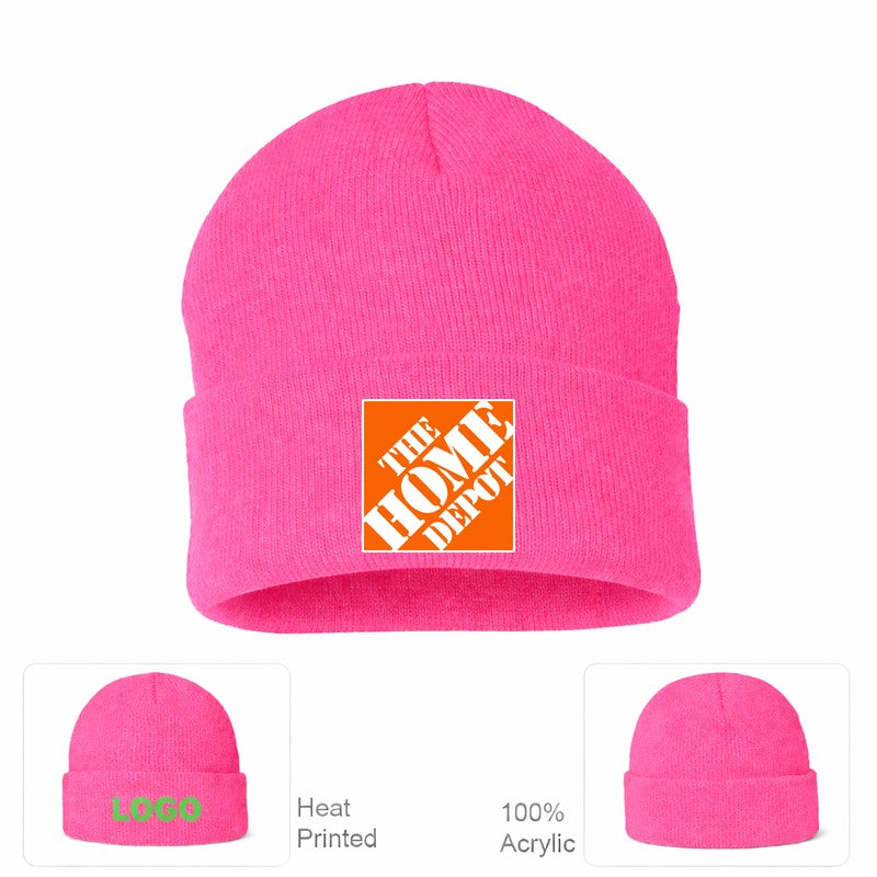 The Home Depot Pink Beanie Hat