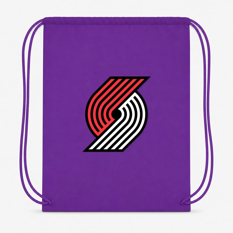 Portland Trail Blazers Drawstring Bag - Purple