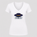 Women's UCSB Gauchos V Neck T-Shirt in white