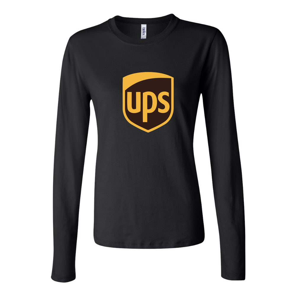 Women's UPS removebg preview Long Sleeve T-Shirt - Black
