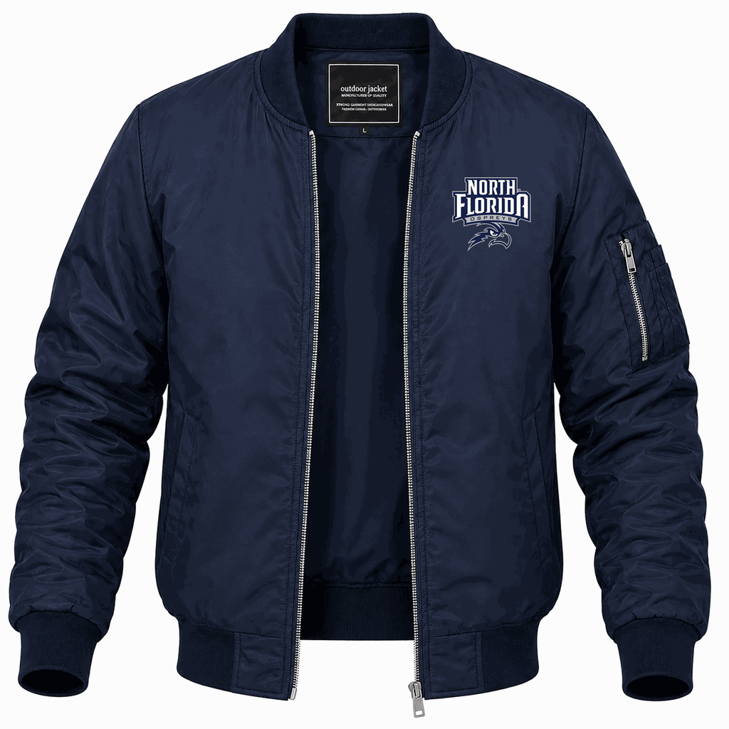 Men's UNF Ospreys Logo Lightweight Bomber Jacket - Navy