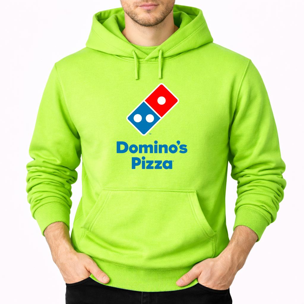 Men's Domino's Pizza Pullover Hoodie - Lime green