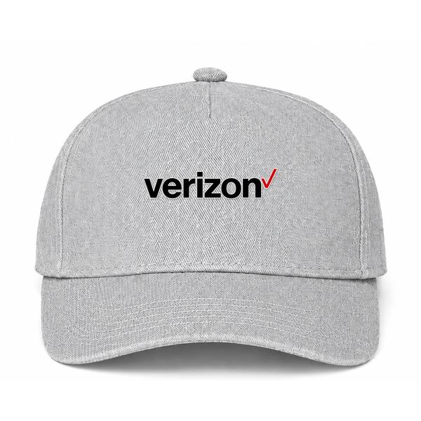 Verizon Logo Gray Dad Baseball Cap Hat