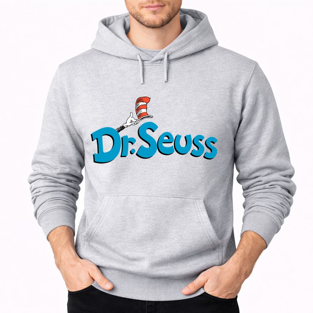 Men's Dr. Seuss Pullover Hoodie - Gray