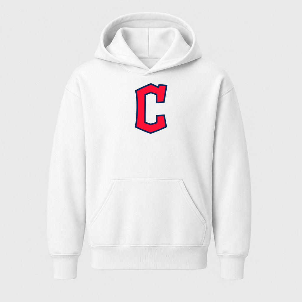Youth Cleveland Guardians Pullover Hoodie - White
