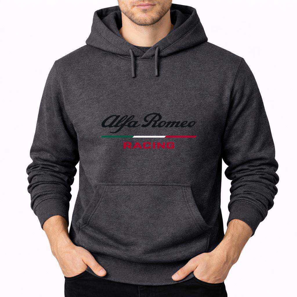 Men's Alfa Romeo Racing Pullover Hoodie - Charcoal