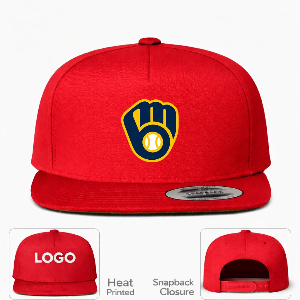 MLB Milwaukee Brewers Snapback Hat - Red